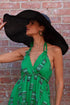 Oversized Floppy Brim Sun Hat - Black